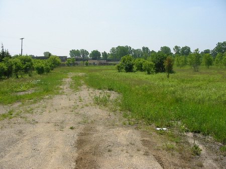 Bel Air Drive-In Theatre - Driveway - Photo From Water Winter Wonderland (newer photo)